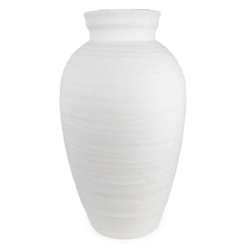 Candlelight Products White Ceramic Traditional Vase 47cm