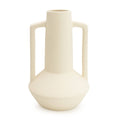 Candlelight Products Cream Ceramic Vase With Handles 25cm